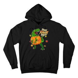 Trick RAWR Treat T-Rex Funny Halloween Hoodie