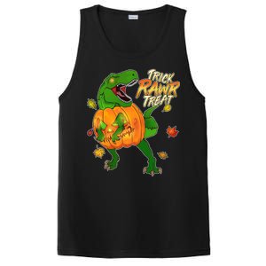 Trick RAWR Treat T-Rex Funny Halloween PosiCharge Competitor Tank