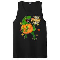 Trick RAWR Treat T-Rex Funny Halloween PosiCharge Competitor Tank