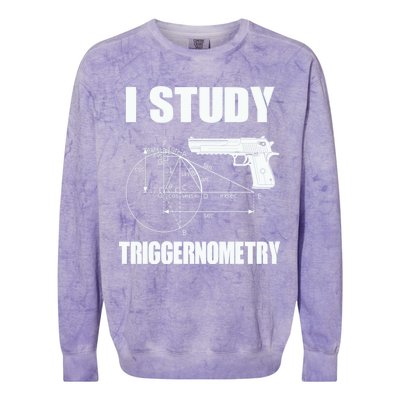 Triggernometry Pistol Colorblast Crewneck Sweatshirt