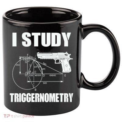 Triggernometry Pistol 11oz C Handle Ceramic Mug