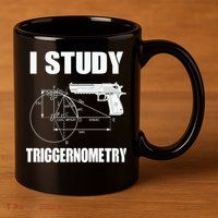 Triggernometry Pistol 11oz C Handle Ceramic Mug