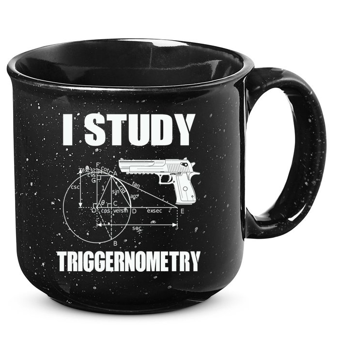 Triggernometry Pistol 15oz Campfire Ceramic Mug