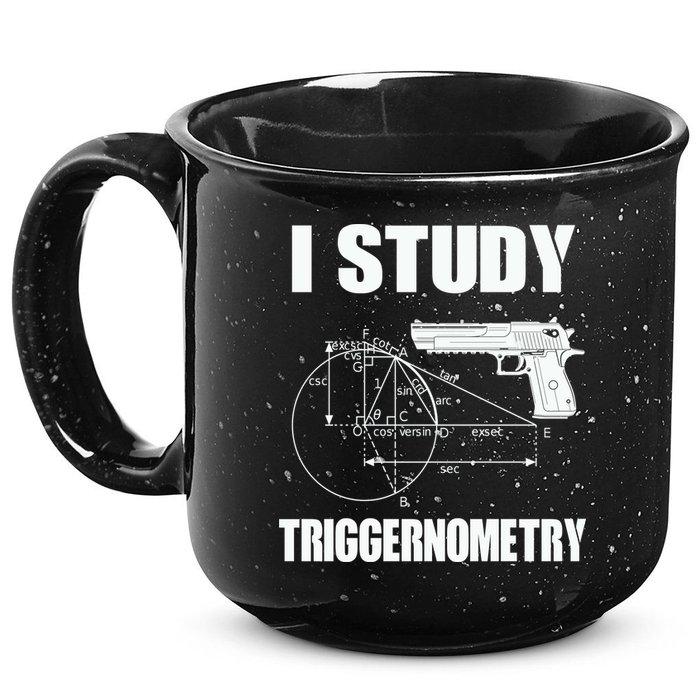 Triggernometry Pistol 15oz Campfire Ceramic Mug