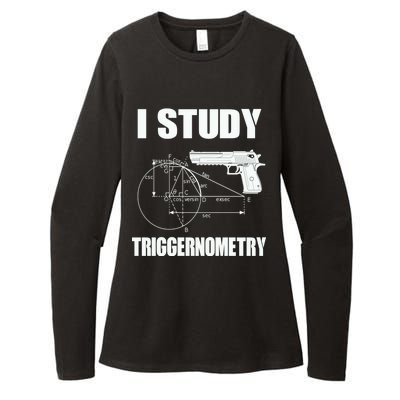 Triggernometry Pistol Womens CVC Long Sleeve Shirt