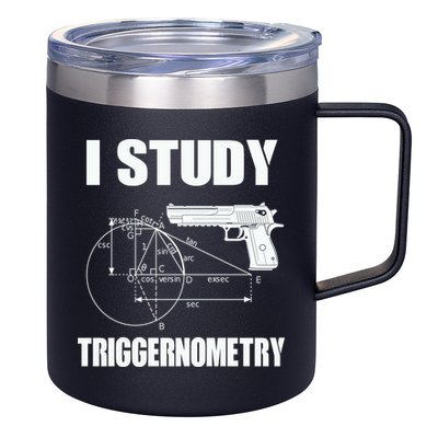 Triggernometry Pistol 12oz Stainless Steel Coffee Mug