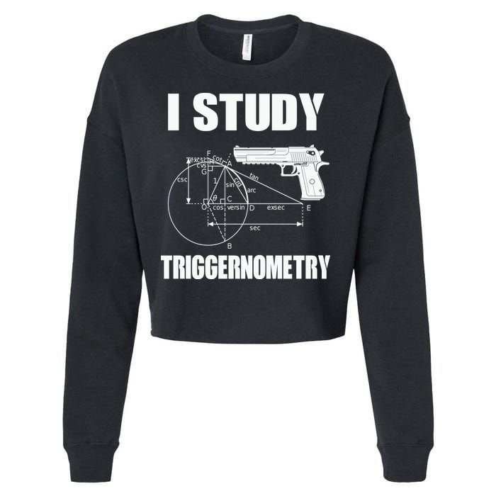 Triggernometry Pistol Cropped Pullover Crew