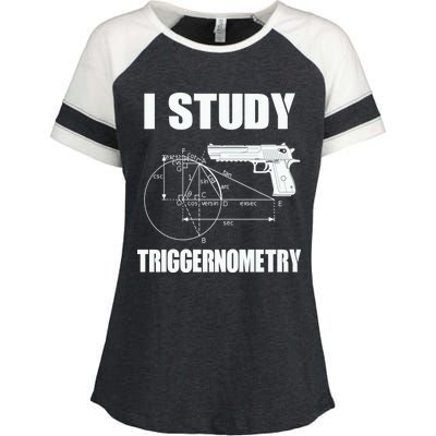 Triggernometry Pistol Enza Ladies Jersey Colorblock Tee