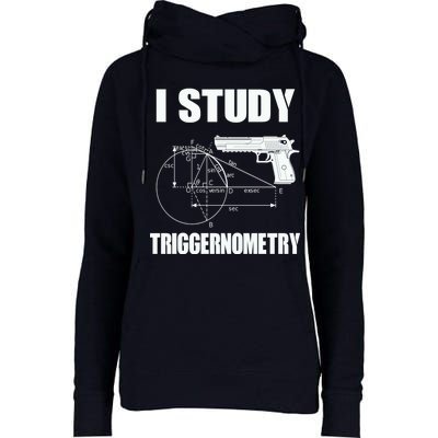 Triggernometry Pistol Womens Funnel Neck Pullover Hood