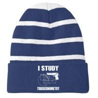 Triggernometry Pistol Striped Beanie with Solid Band