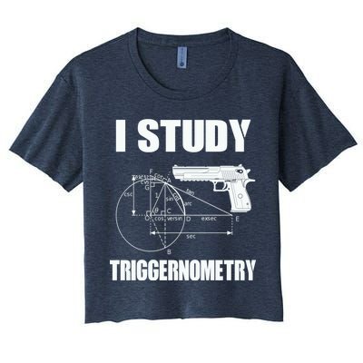 Triggernometry Pistol Women's Crop Top Tee