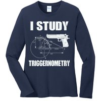 Triggernometry Pistol Ladies Long Sleeve Shirt