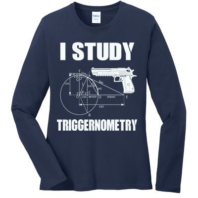 Triggernometry Pistol Ladies Long Sleeve Shirt