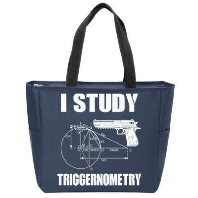 Triggernometry Pistol Zip Tote Bag