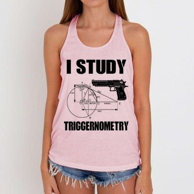 Triggernometry Pistol Women's Knotted Racerback Tank