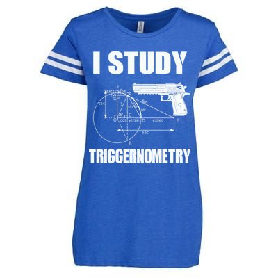 Triggernometry Pistol Enza Ladies Jersey Football T-Shirt