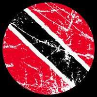 Trinidad Retro Logo V-Neck T-Shirt