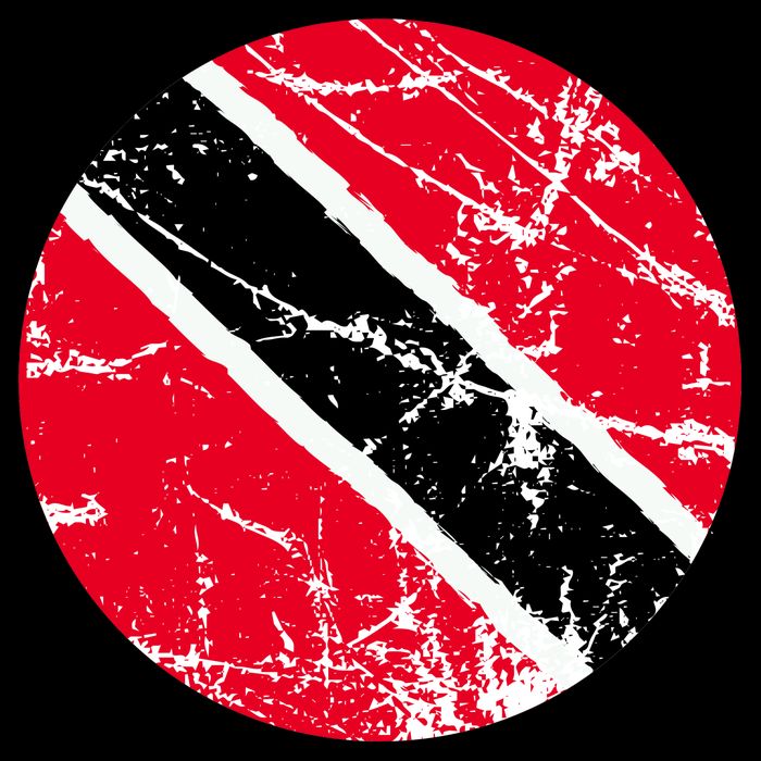 Trinidad Retro Logo V-Neck T-Shirt