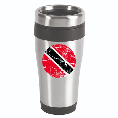 Trinidad Retro Logo 16oz Travel Tumbler