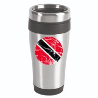Trinidad Retro Logo 16oz Travel Tumbler