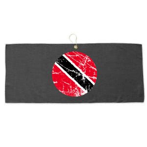 Trinidad Retro Logo Large Microfiber Waffle Golf Towel