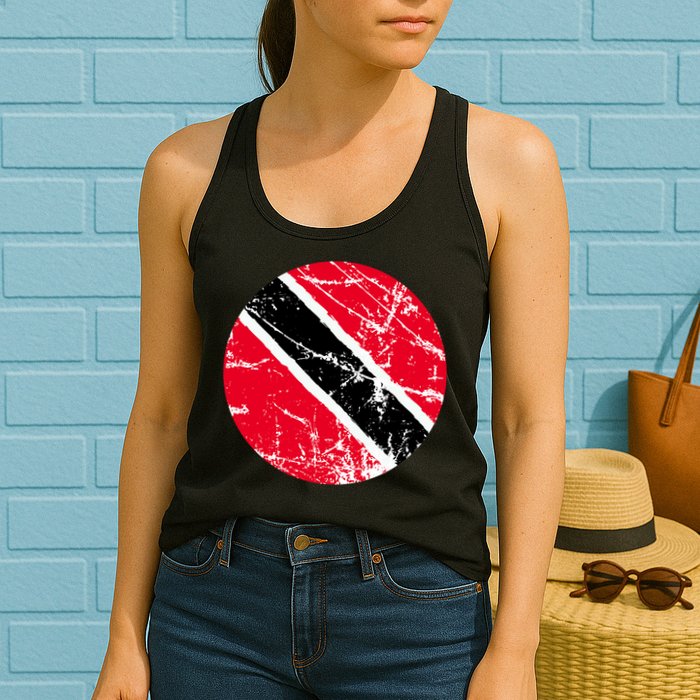Trinidad Retro Logo Womens Tank Top