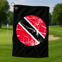 Trinidad Retro Logo Golf Towel