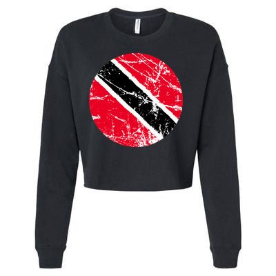 Trinidad Retro Logo Cropped Pullover Crew
