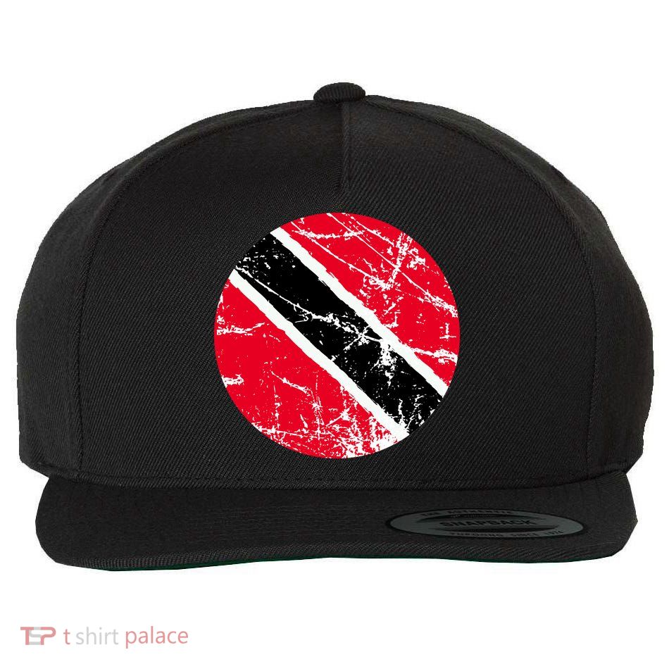 Trinidad Retro Logo Wool Snapback Cap