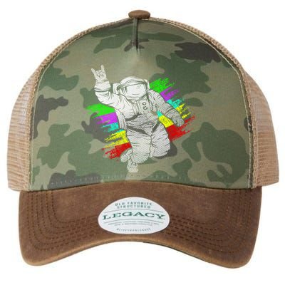 Trippy Astronaut Legacy Tie Dye Trucker Hat