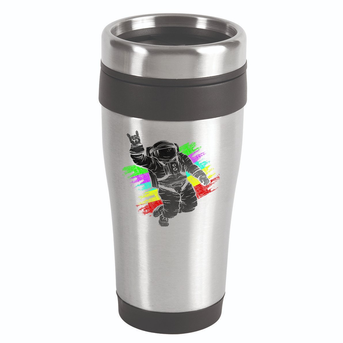 Trippy Astronaut 16oz Travel Tumbler