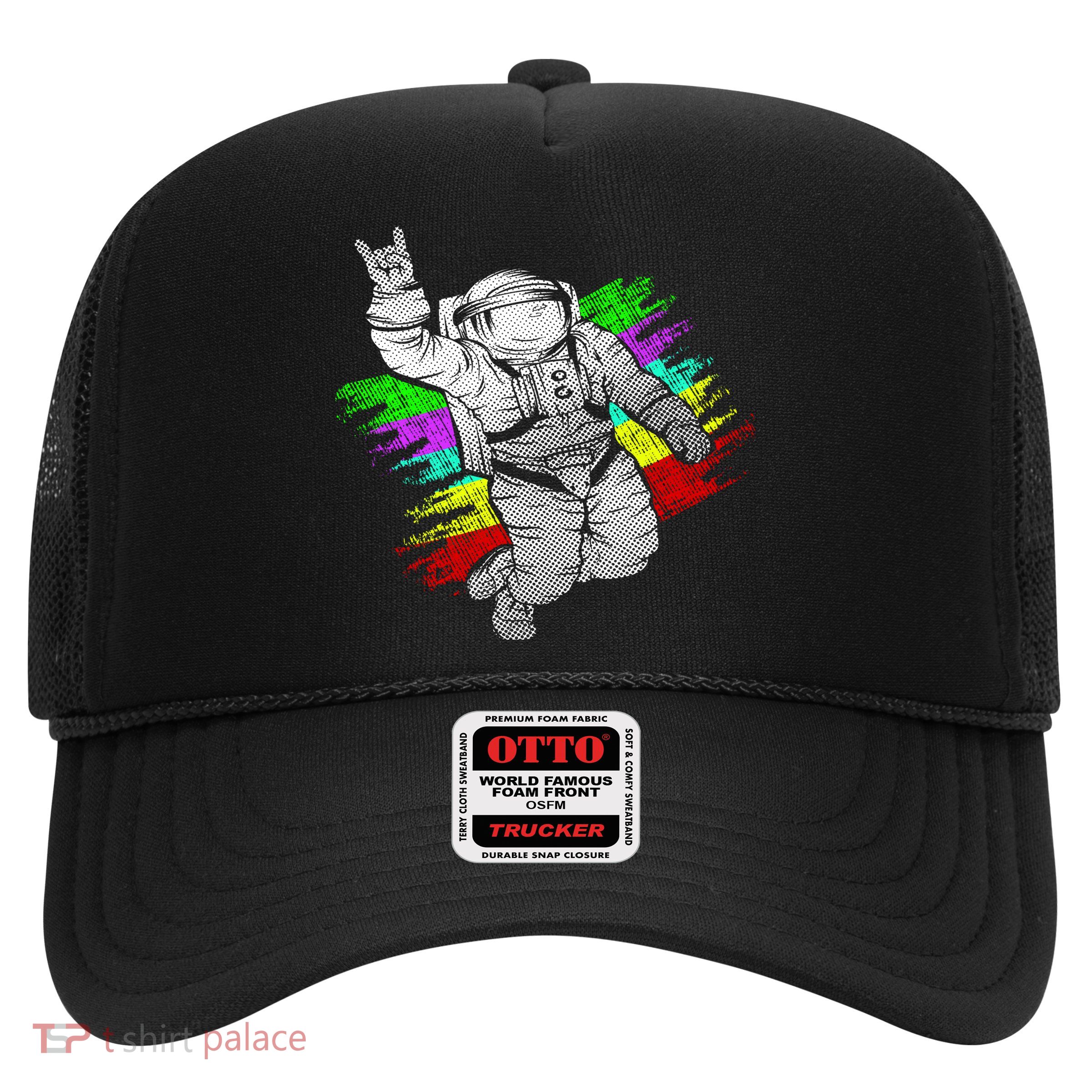 Trippy Astronaut Trucker Hat