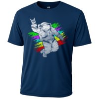 Trippy Astronaut Cooling Performance Crew T-Shirt