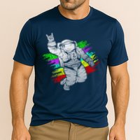 Trippy Astronaut Cooling Performance Crew T-Shirt