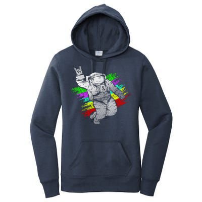 Trippy Astronaut Women's Pullover Hoodie