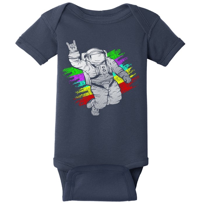 Trippy Astronaut Baby Bodysuit