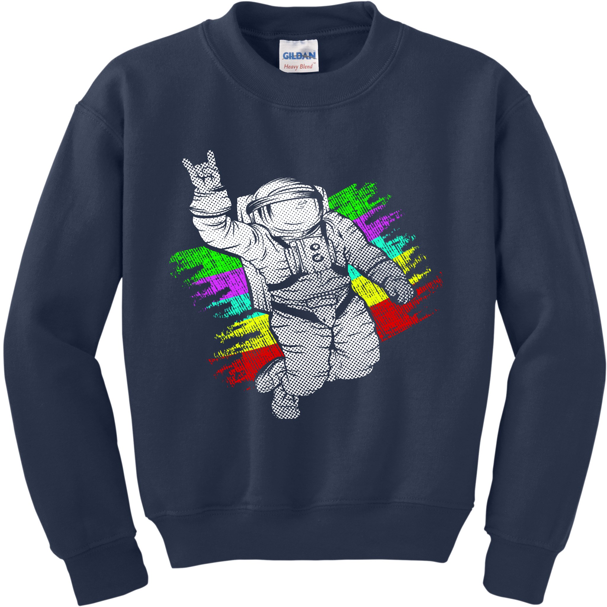 Trippy Astronaut Kids Sweatshirt