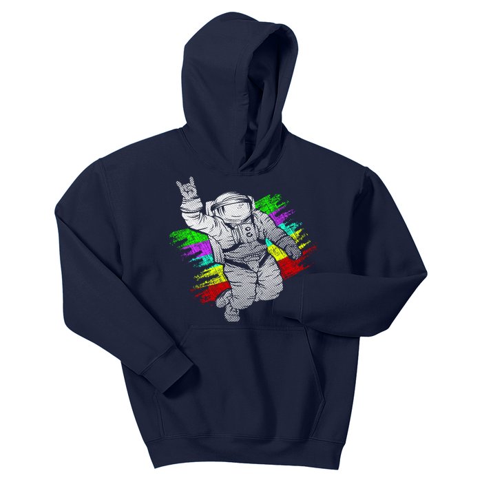 Trippy Astronaut Kids Hoodie