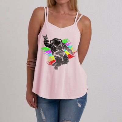 Trippy Astronaut Women's Strappy Tank