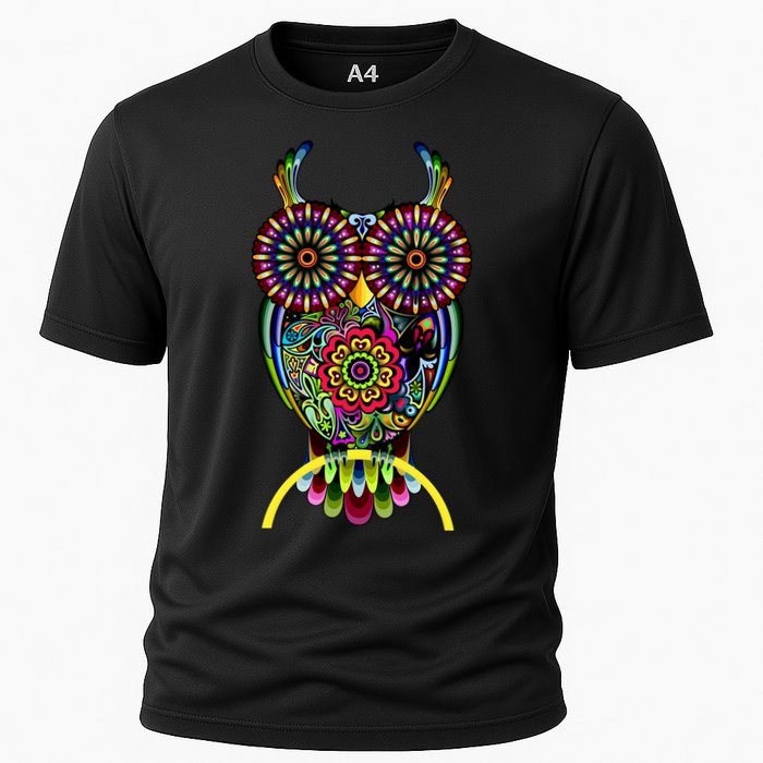 Trippy Big Eyed Owl Performance Shirt