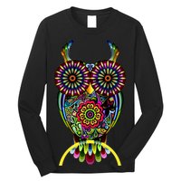 Trippy Big Eyed Owl Long Sleeve Shirt