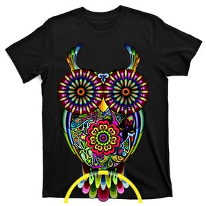 Trippy Big Eyed Owl T-Shirt