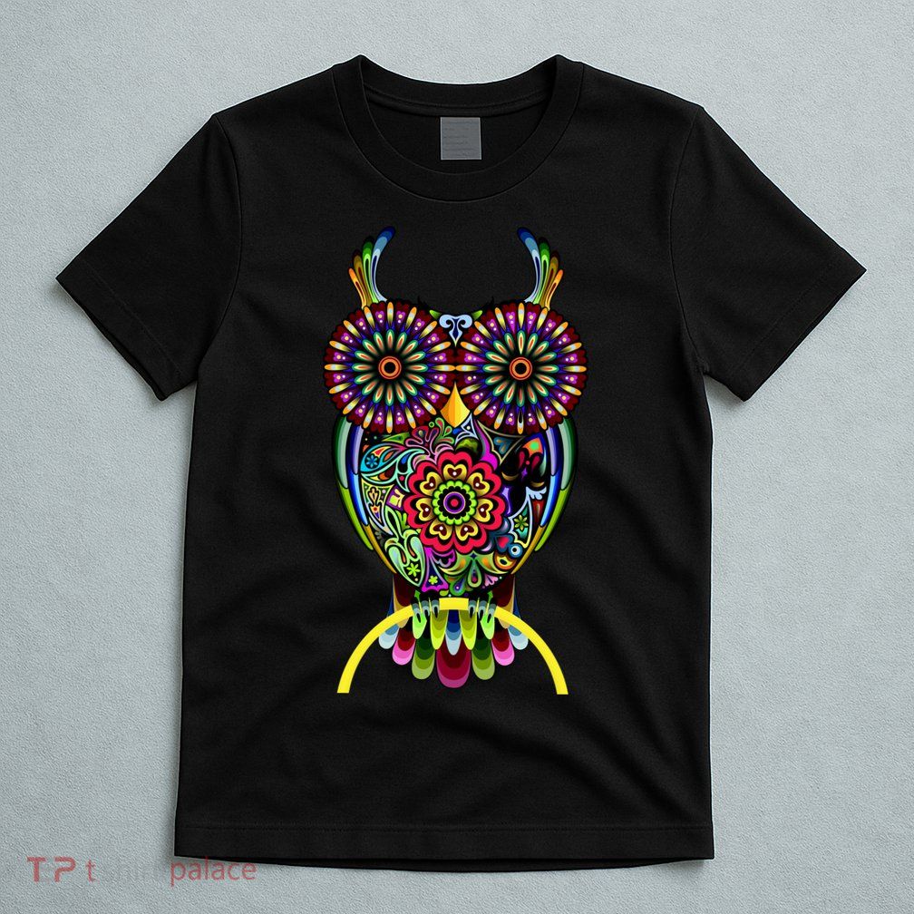 Trippy Big Eyed Owl T-Shirt