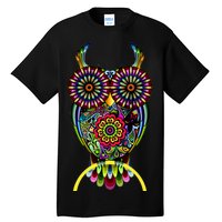 Trippy Big Eyed Owl Tall T-Shirt