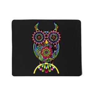 Trippy Big Eyed Owl Mousepad