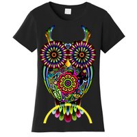 Trippy Big Eyed Owl Women's T-Shirt