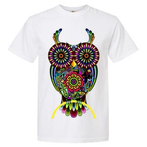 Trippy Big Eyed Owl Garment-Dyed Heavyweight T-Shirt