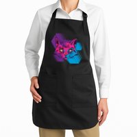 Trippy Cat Face Apron