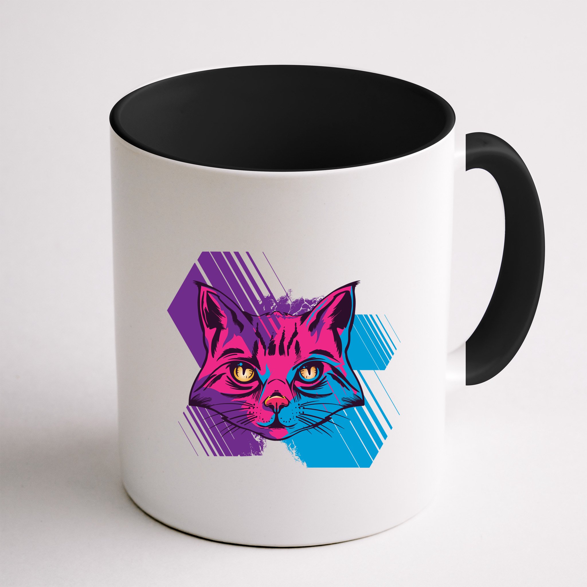 Trippy Cat Face Mug