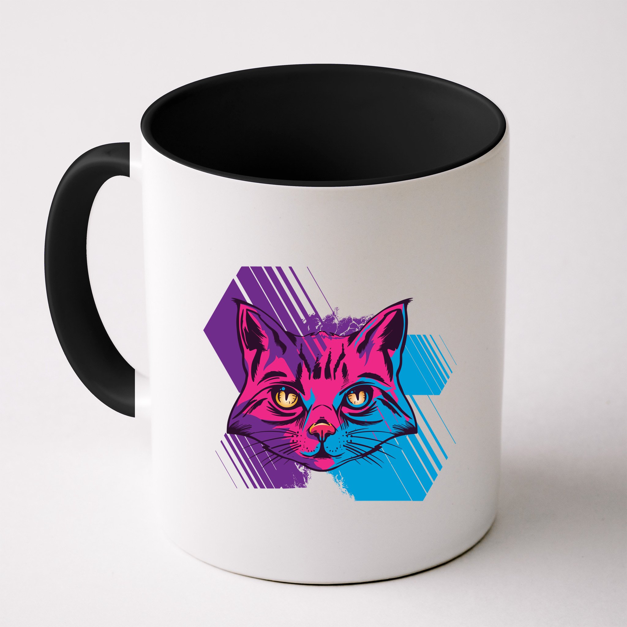 Trippy Cat Face Mug
